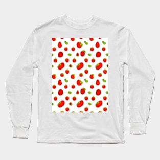 Strawberries pattern Long Sleeve T-Shirt